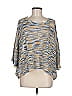 Pol 100% Polyester Blue Poncho Size M - photo 1