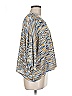 Pol 100% Polyester Blue Poncho Size M - photo 4