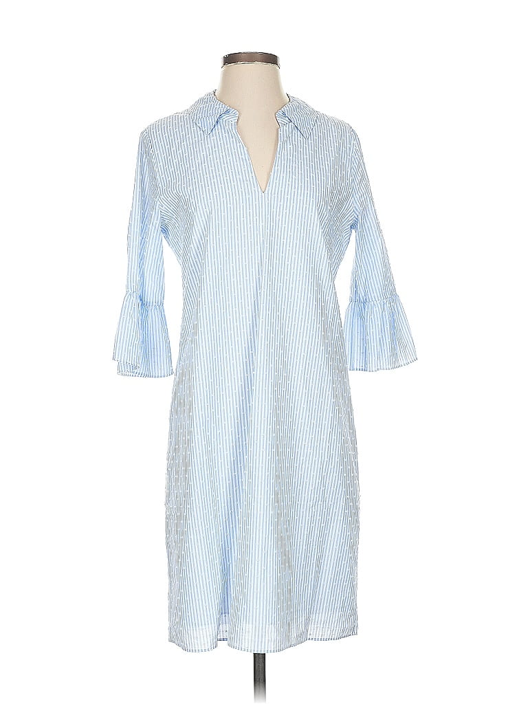 Lilly Pulitzer 100% Cotton Blue Casual Dress Size 4 - photo 1