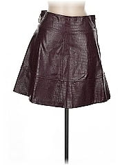 Tanya Taylor Faux Leather Skirt