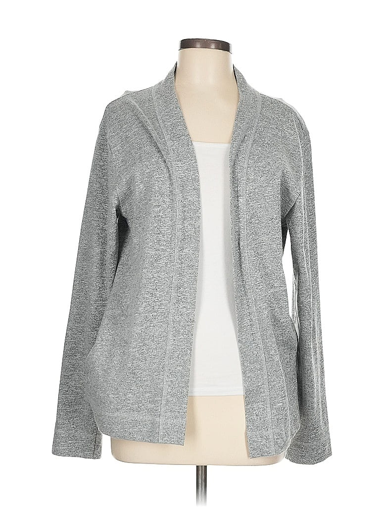 Pre-owned Divided By H&m Cardigan Sweater In Gray