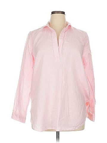 J.Crew Factory Store 3/4 Sleeve Button-Down Shirt (view 1)