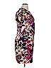 Marc New York Andrew Marc 100% Polyester Print Purple Casual Dress Size 14 - photo 4