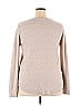 Pink Clover 100% Polyester Metallic Tan Pullover Sweater Size XXL - photo 2