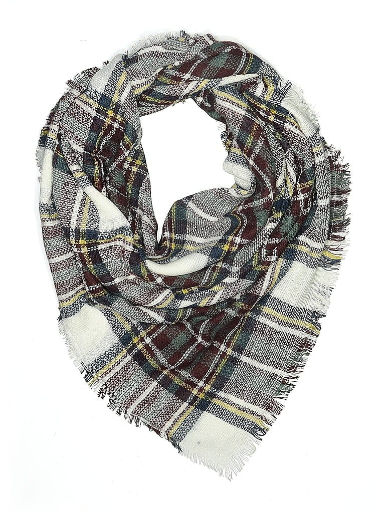 Pre-owned Assorted Brands Scarf In White