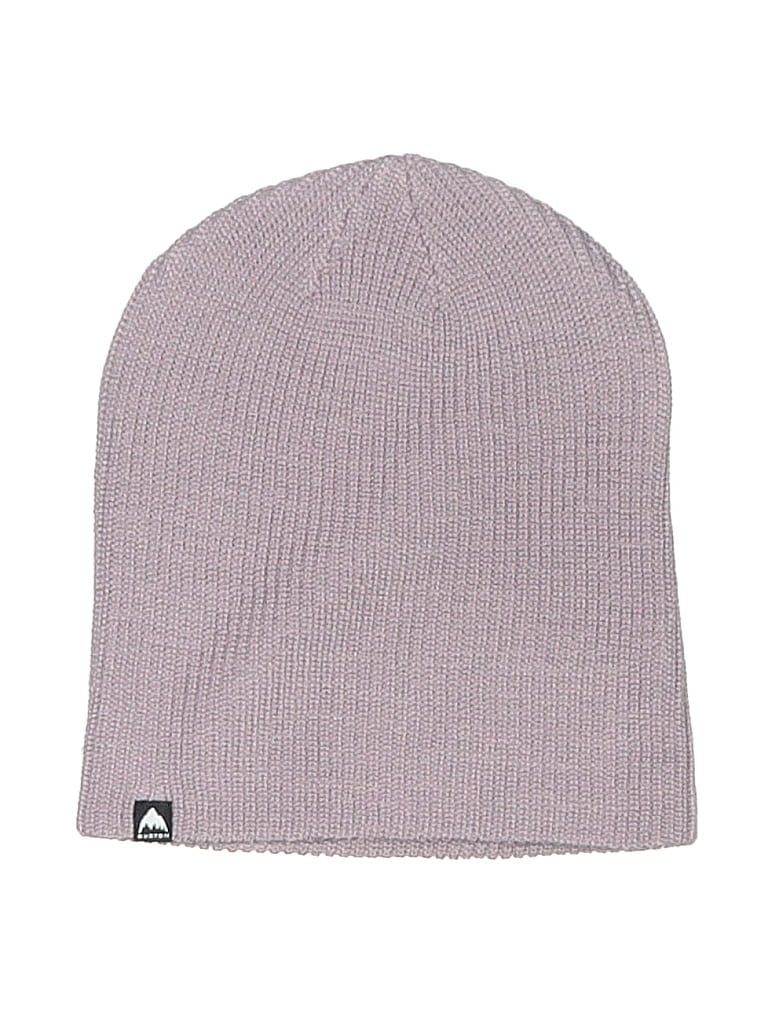 Burton 100% Recycled Polyester Gray Purple Beanie One size - photo 1