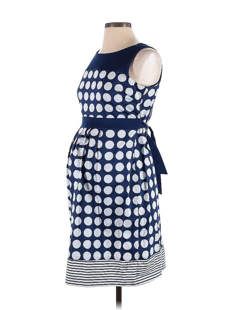 Motherhood Polka Dots Blue Casual Dress Size S - photo 1
