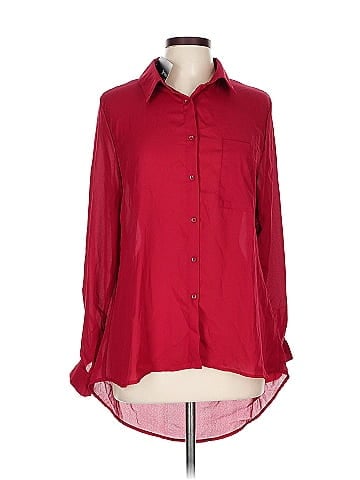 Allegra K Long Sleeve Blouse (view 1)