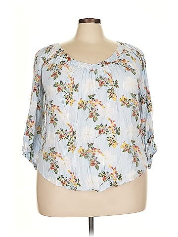 Maeve by Anthropologie 3/4 Sleeve Blouse (view 1)