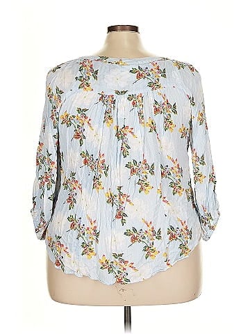 Maeve by Anthropologie 3/4 Sleeve Blouse (view 2)
