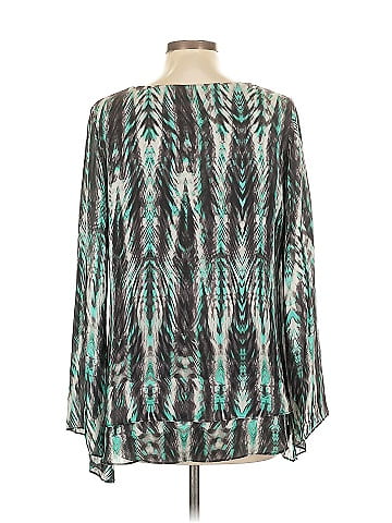 Parker 3/4 Sleeve Silk Top (view 2)