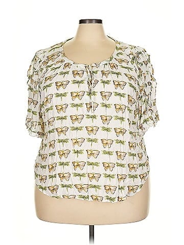 Maeve by Anthropologie Short Sleeve Blouse (view 1)