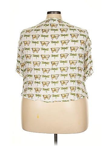 Maeve by Anthropologie Short Sleeve Blouse (view 2)