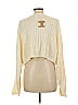 Blu Pepper 100% Acrylic Color Block Yellow Pullover Sweater Size L - photo 2