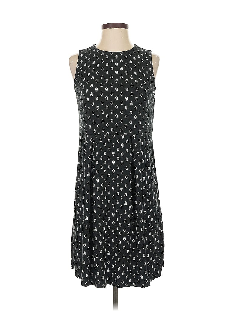 Pre-owned Jjill Casual Dress In Black