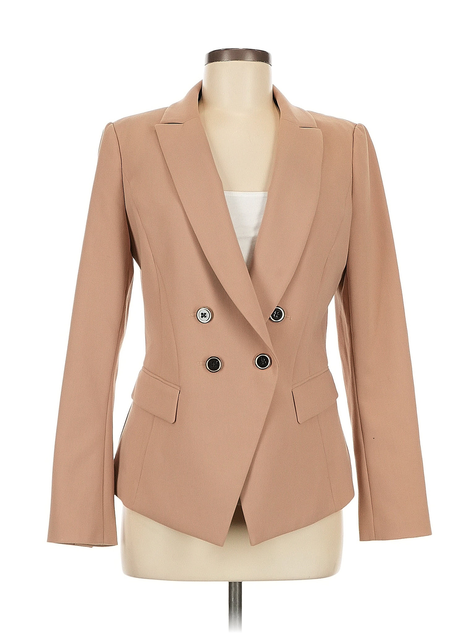 White House Black Market Tan Blazer Size 6