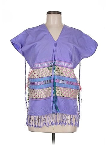 Unbranded Vibrant Purple Ethnic Top (view 1)
