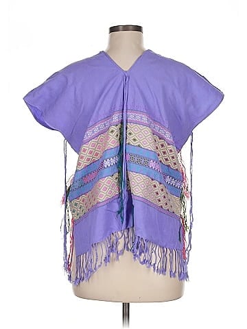 Unbranded Vibrant Purple Ethnic Top (view 2)