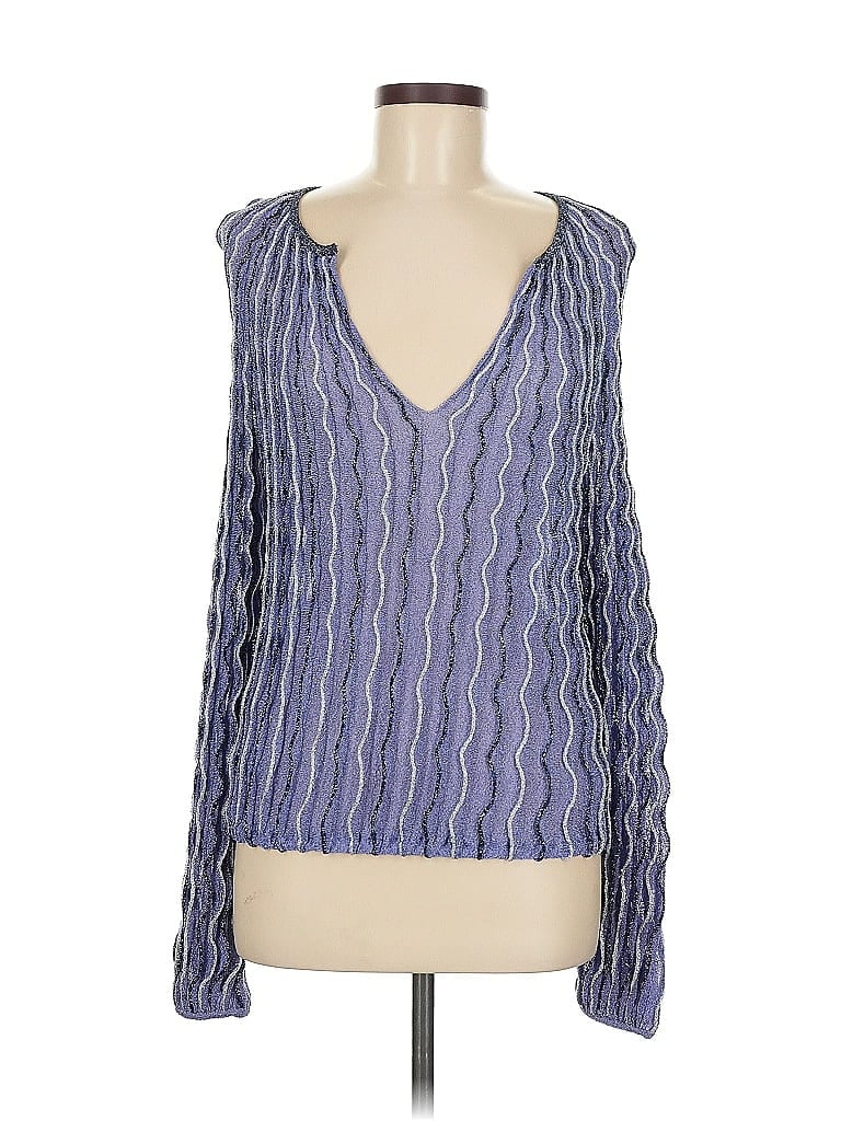 M Missoni Blue Purple Sleeveless Blouse Size M (estimated) - photo 1