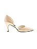 Stuart Weitzman Ivory Gold Heels Size 8 - photo 1