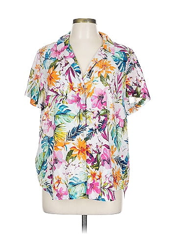 Tommy Bahama Short Sleeve Silk Top (view 1)