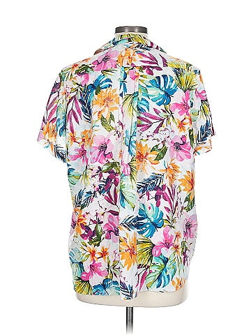 Tommy Bahama Short Sleeve Silk Top (view 2)