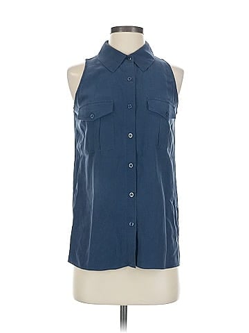 Barneys New York Sleeveless Silk Top (view 1)