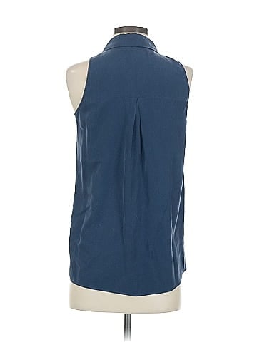 Barneys New York Sleeveless Silk Top (view 2)