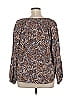 Ann Taylor LOFT Outlet 100% Rayon Gray 3/4 Sleeve Blouse Size XL - photo 2