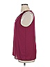 Ann Taylor LOFT Outlet 100% Polyester Burgundy Sleeveless Blouse Size XL - photo 5