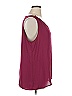 Ann Taylor LOFT Outlet 100% Polyester Burgundy Sleeveless Blouse Size XL - photo 4