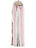 Express Stripes White Casual Pants Size 0 - photo 1