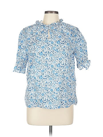 Liberty Art Fabrics for J.Crew Short Sleeve Blouse (view 1)