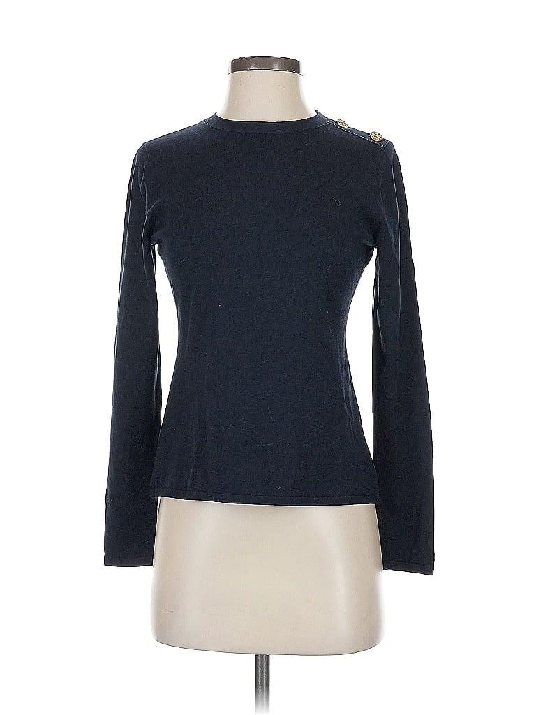 Carlisle Blue Silk Pullover Sweater Size S - photo 1