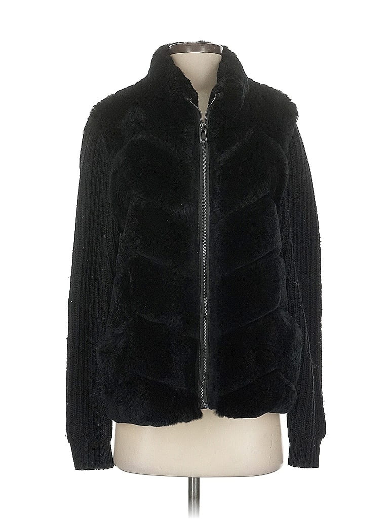 Pre-owned Diana Rosh Cardigan Sweater In Black