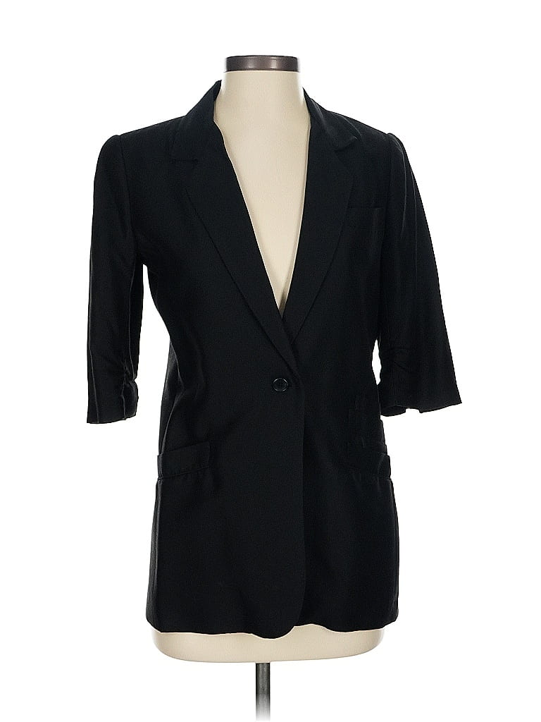Elizabeth and James 100% Viscose Black Blazer Size 2 - photo 1
