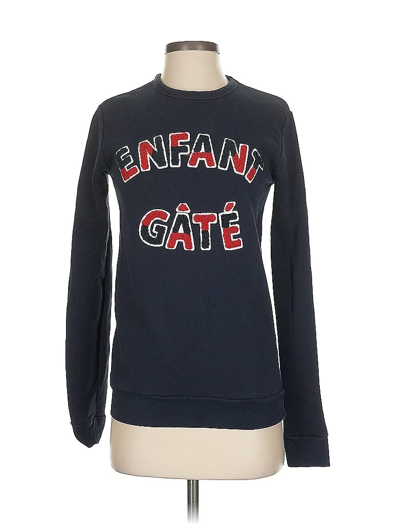 Pre-owned Assorted Brands Sweatshirt In Blue