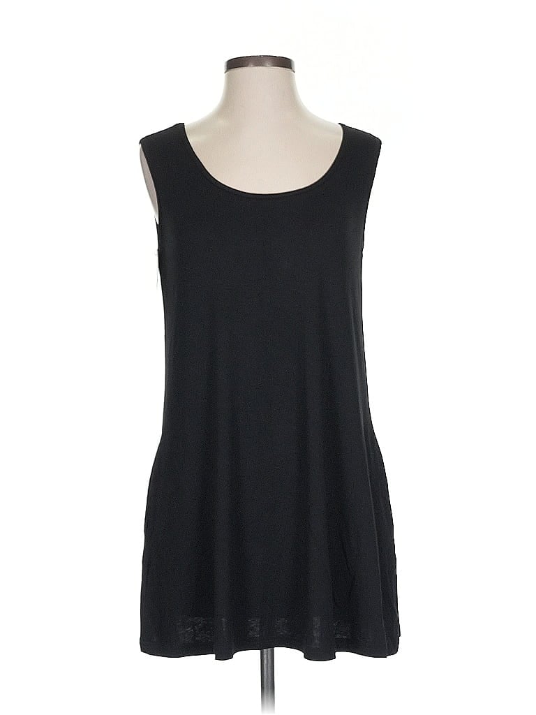 Coco + Carmen Sleeveless T-shirt In Black