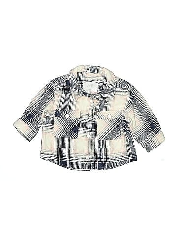 Zara Baby 3/4 Sleeve Button-Down Shirt (view 1)