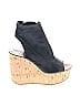 Chloé Solid Black Wedges Size EU 37 - photo 1