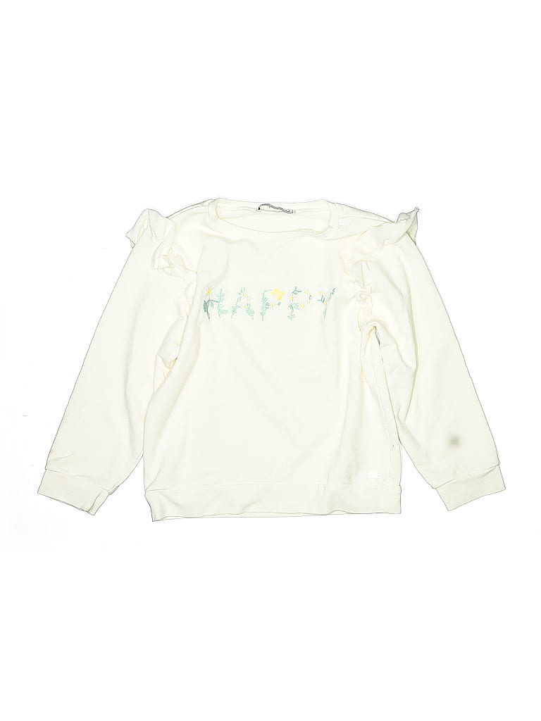 Tartine et Chocolat Ivory Sweatshirt Size 8 - photo 1