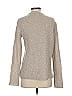 White + Warren 100% Cashmere Metallic Tan Gray Cashmere Pullover Sweater Size S - photo 2