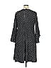 MSK Polka Dots Black Casual Dress Size 1X - photo 2