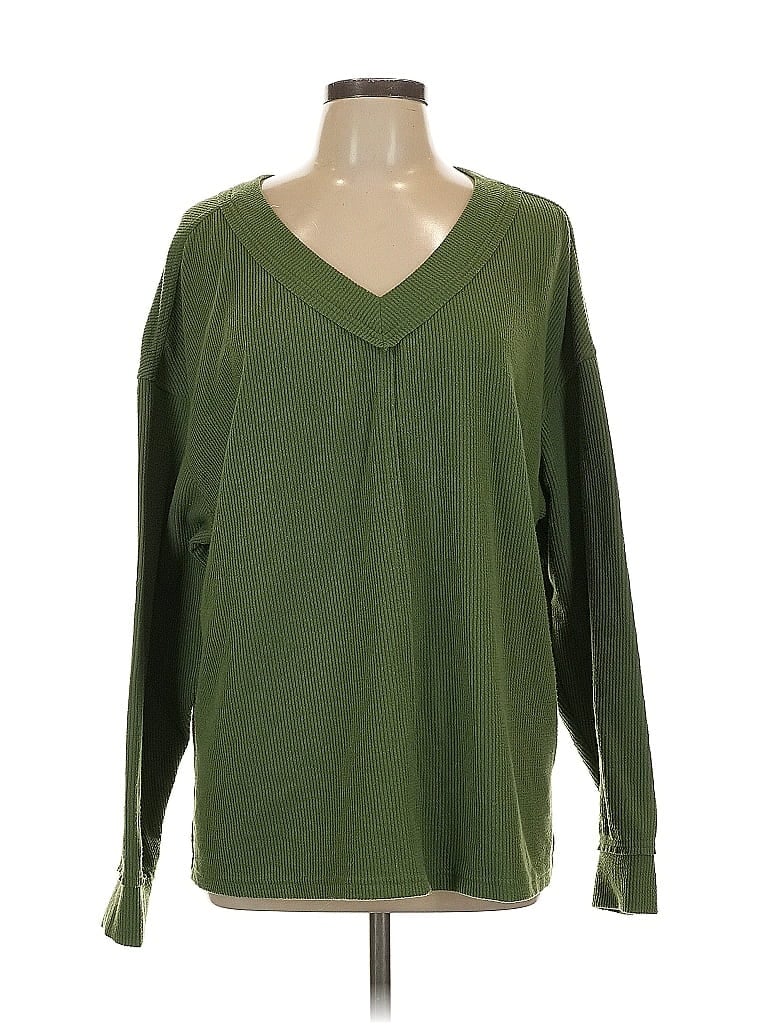 Pre-owned Unbranded Pullover Sweater In Green