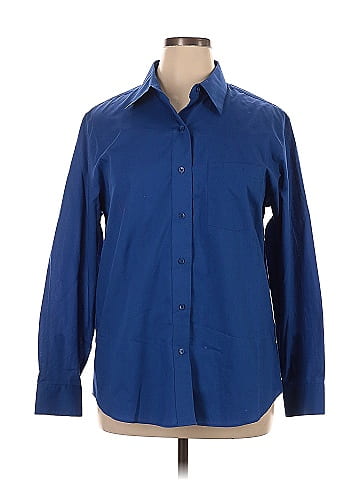 Foxcroft Long Sleeve Button-Down Shirt (view 1)