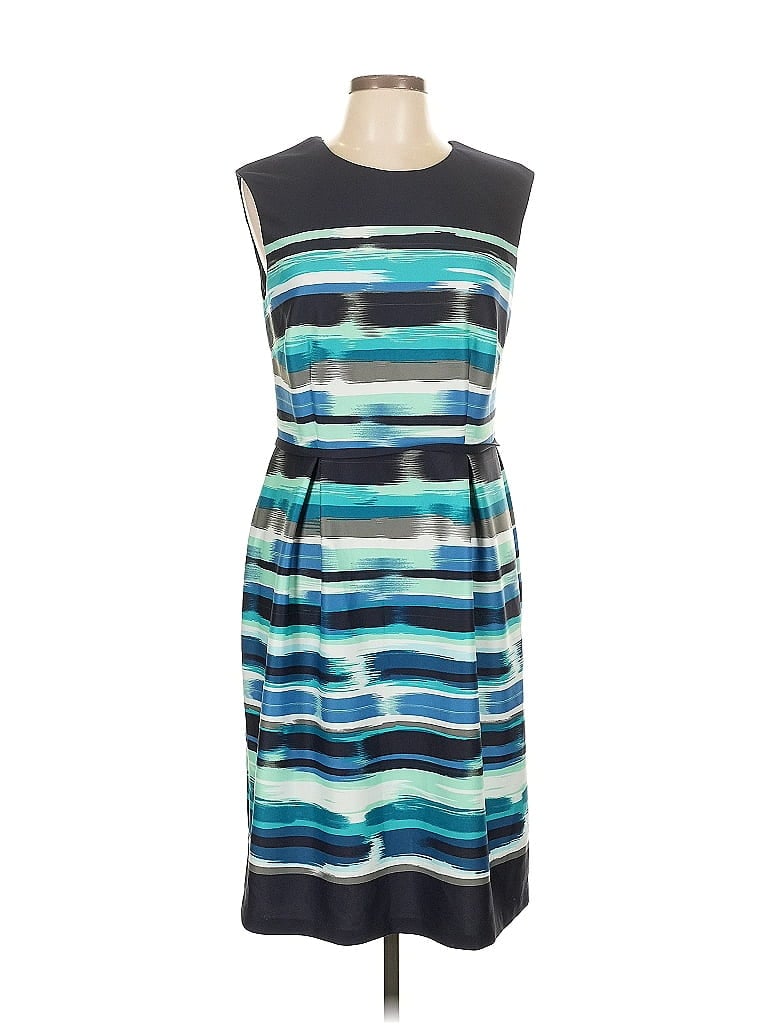 Pre-owned Connected Apparel Cocktail Dress In Blue