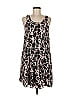 Thakoon Addition 100% Polyester Animal Print Brown Casual Dress Size 6 - photo 1