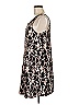 Thakoon Addition 100% Polyester Animal Print Brown Casual Dress Size 6 - photo 5