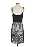 Black Halo Metallic Silver Cocktail Dress Size 4 - photo 2