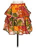 FARM Rio 100% Cotton Tropical Orange Casual Skirt Size XS - photo 1